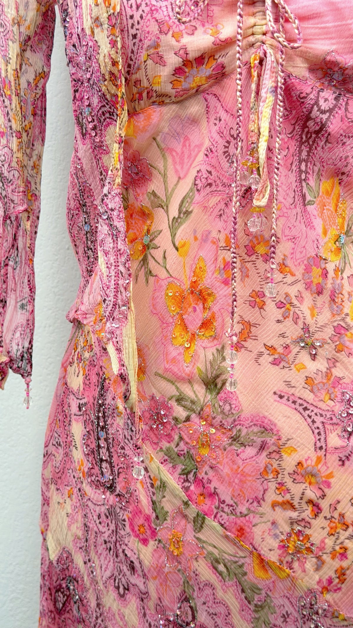 Rare Derhy Pink Secret Garden Dress