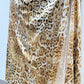Golden Wildcat Hand-Beaded Two-Piece Set