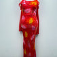 The Scarlet Sunset Silk Gown