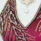 Aftershock Fuchsia Phoenix Beaded Corset
