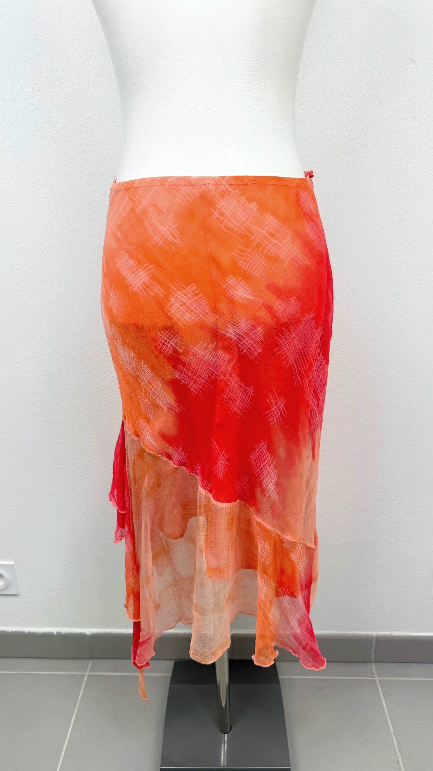 Renée Derhy Fire Lily Skirt