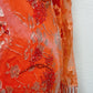 The Coral Blossom Silk Gown