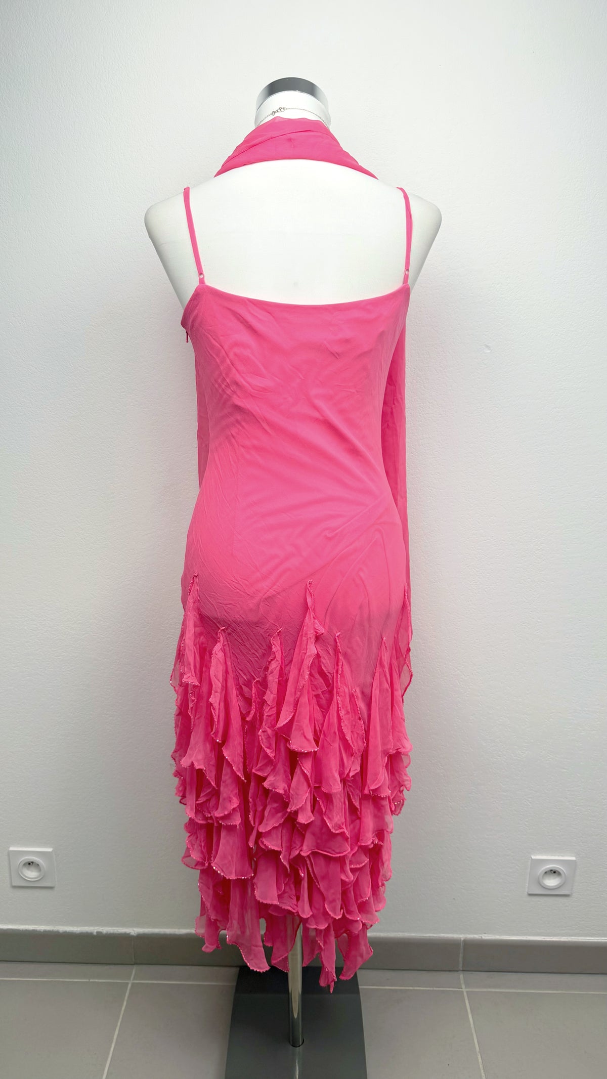 The Pink Petal Silk Dress