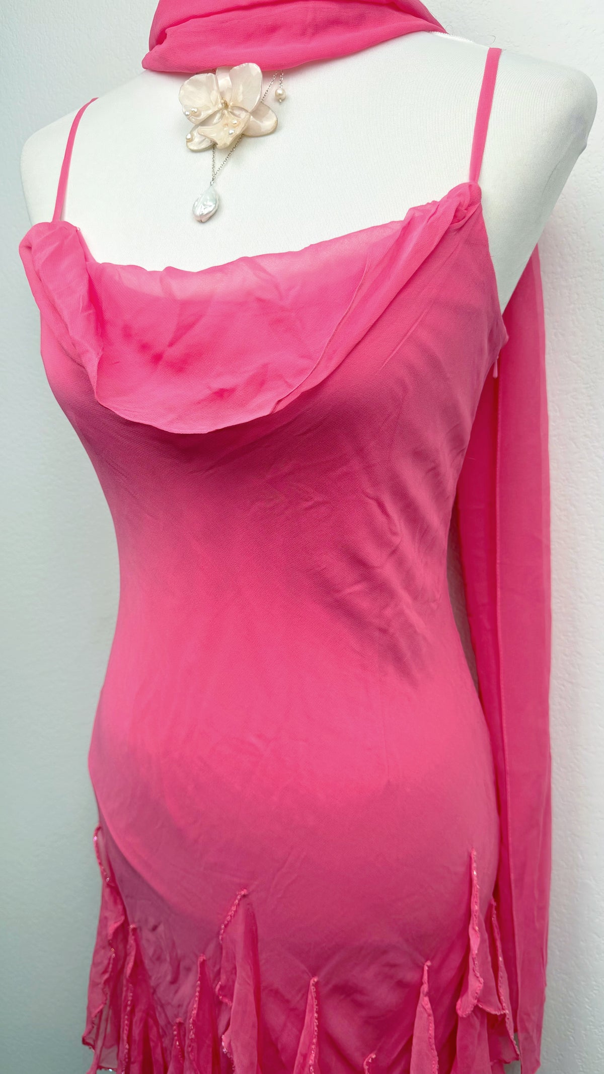 The Pink Petal Silk Dress