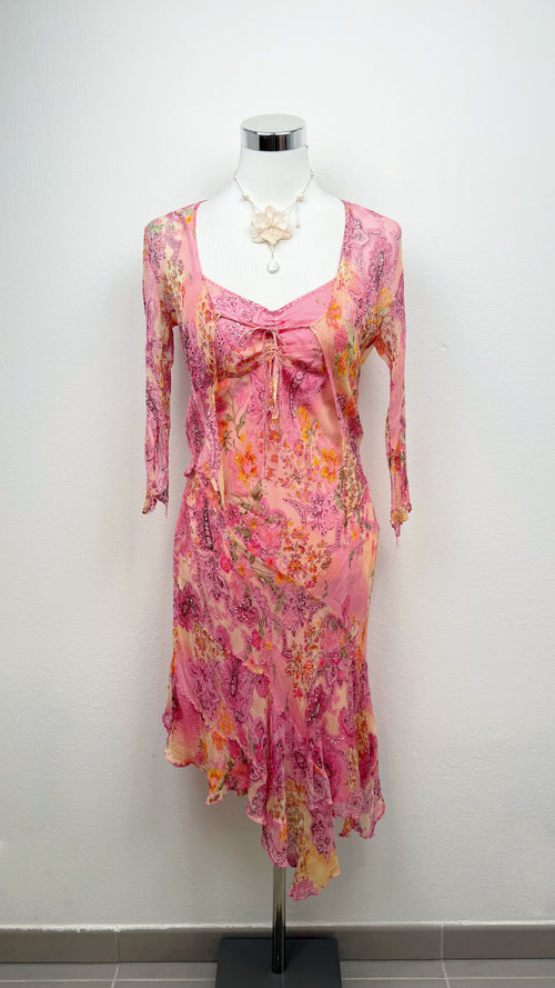 Rare Derhy Pink Secret Garden Dress