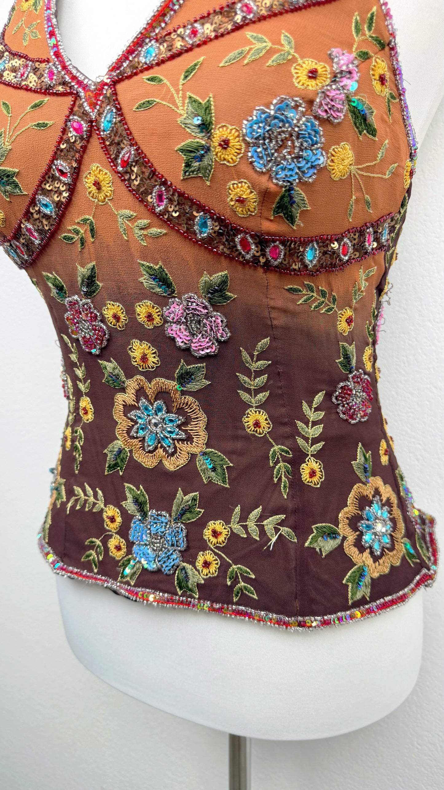 Aftershock Enchanted Garden Silk Corset