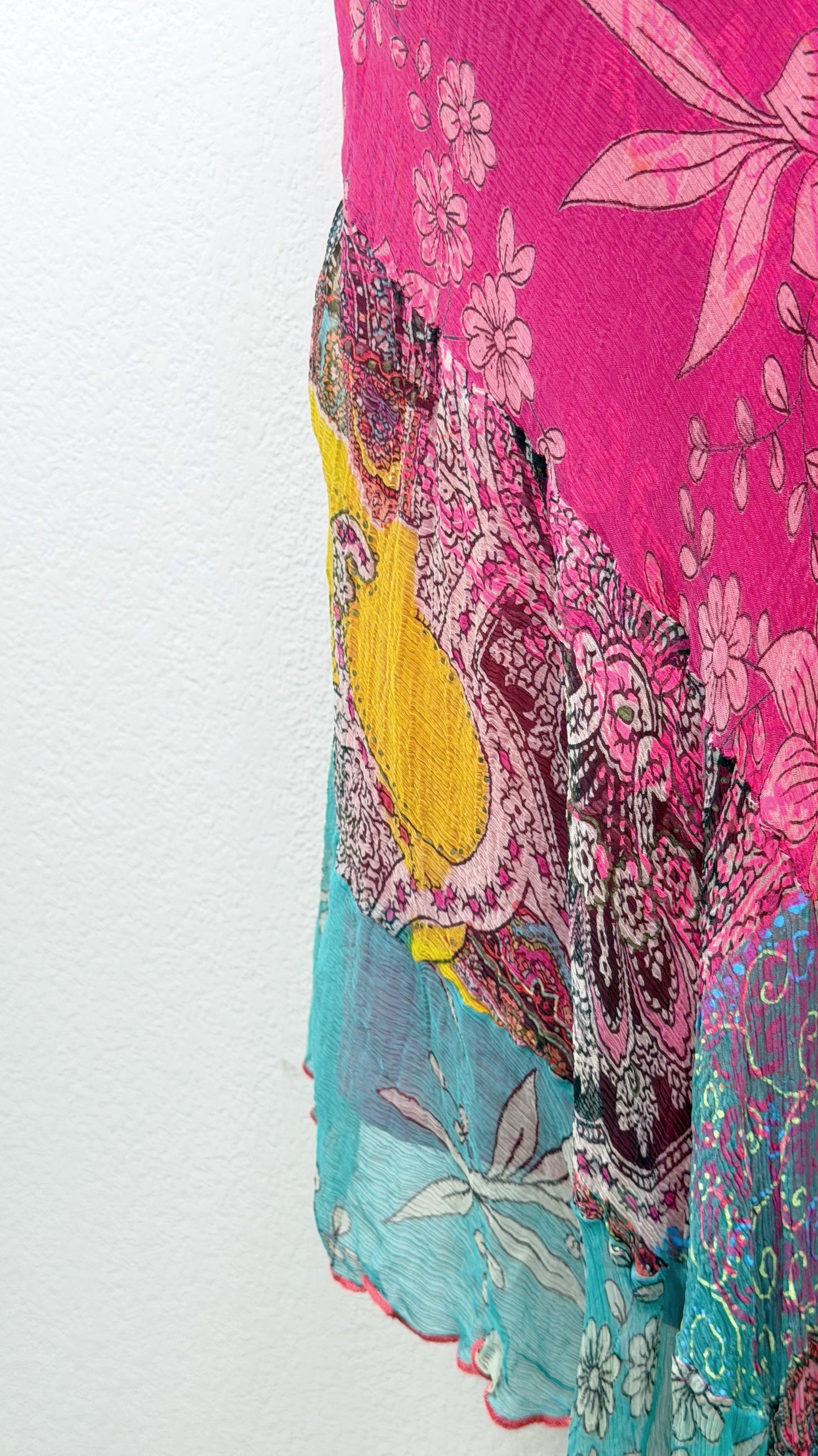 Derhy Pink Lagoon Paisley Dress