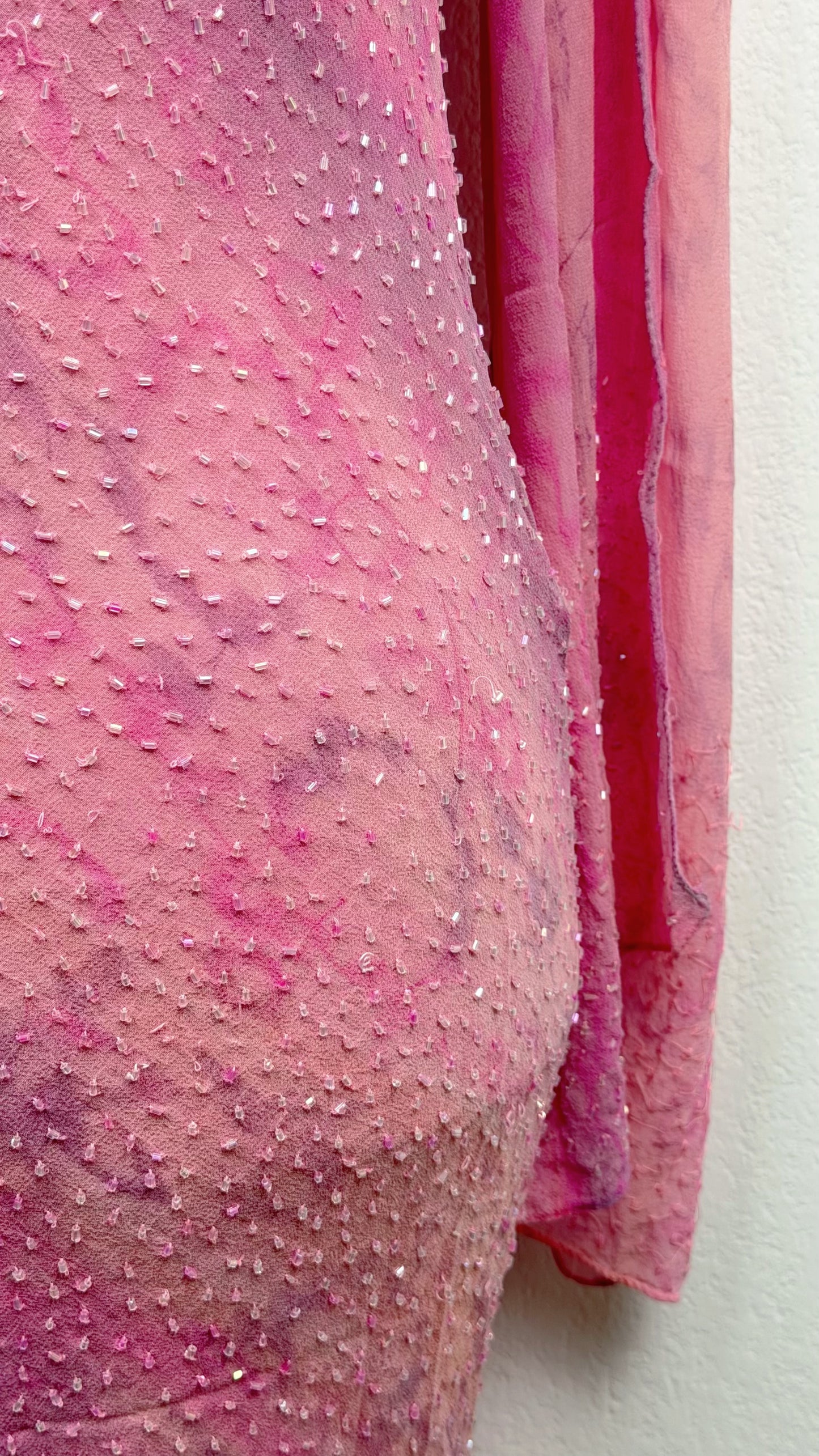 Silk Pink Stardust Gown