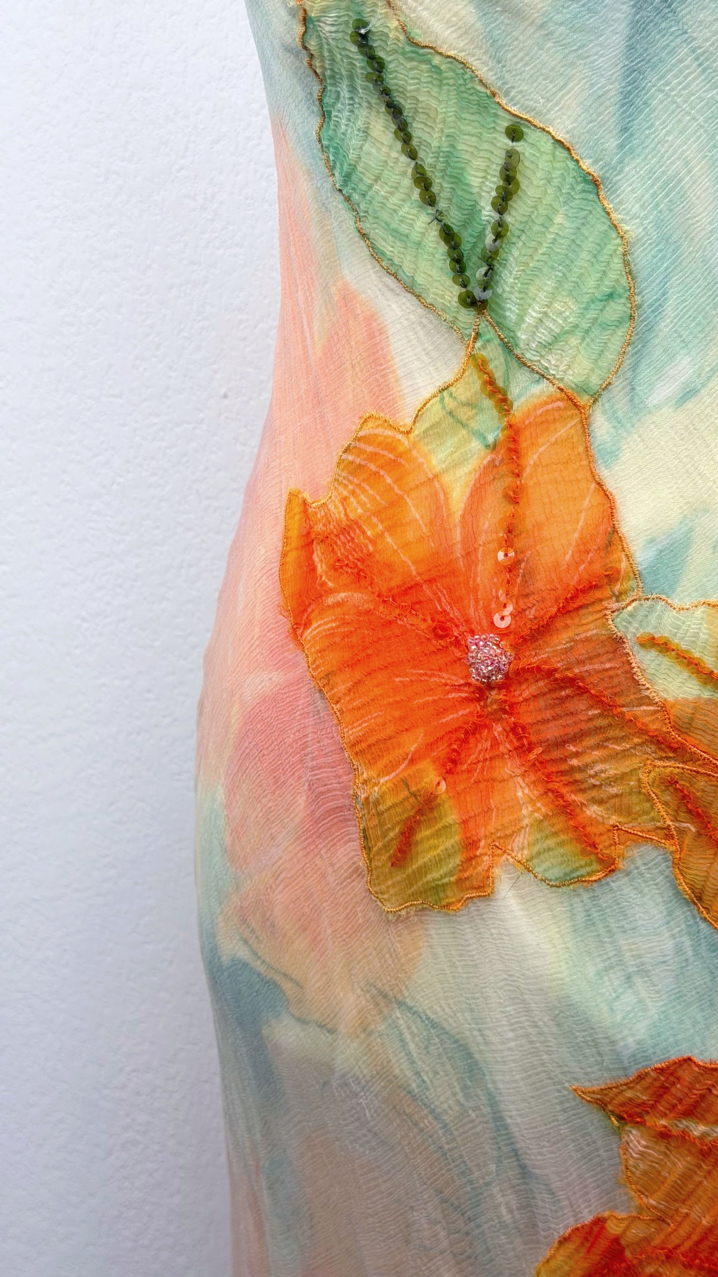 Derhy Watercolor Hibiscus Dress