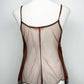 The Mocha Butterfly Beaded Top