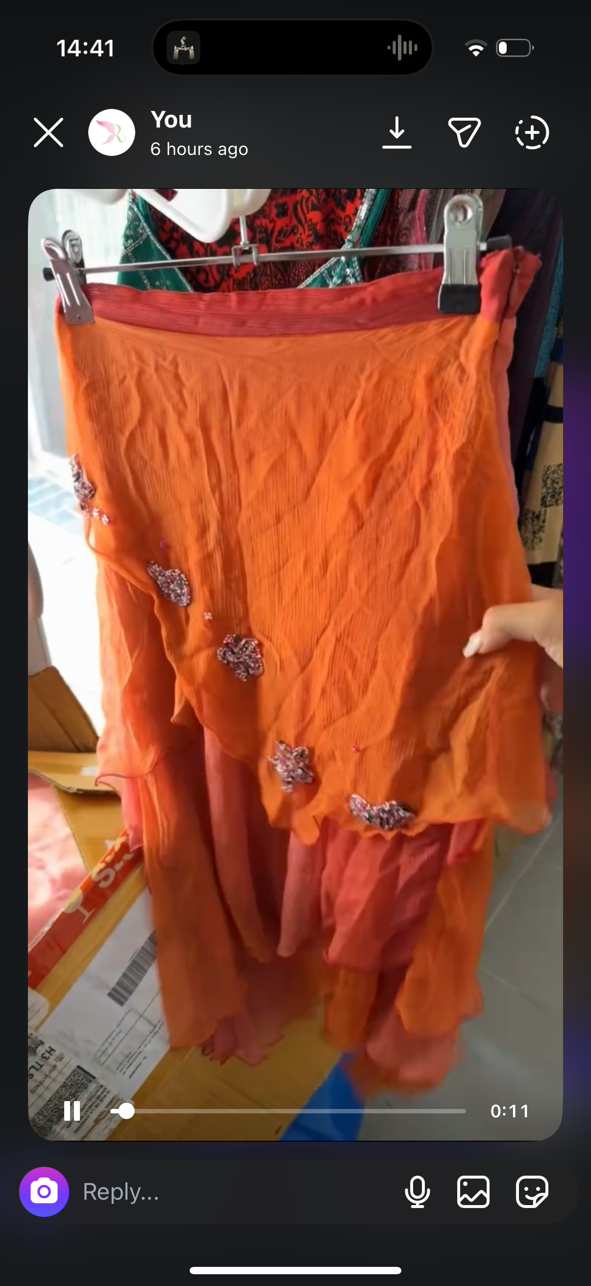 La perla skirt 🩷🧡