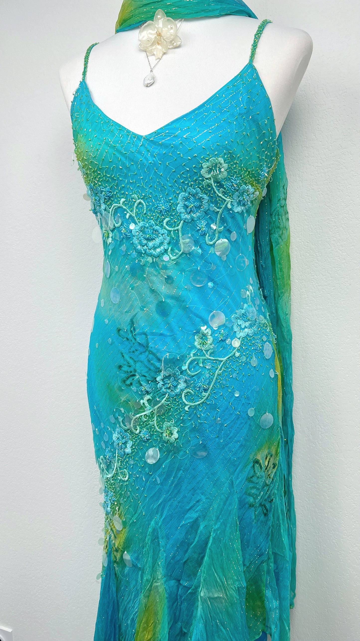 Ocean Mist Lily Dress