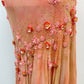 Peach Blossom Couture Gown