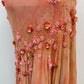 Peach Blossom Couture Gown