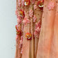 Peach Blossom Couture Gown