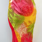 Sunset Bloom Silk Gown