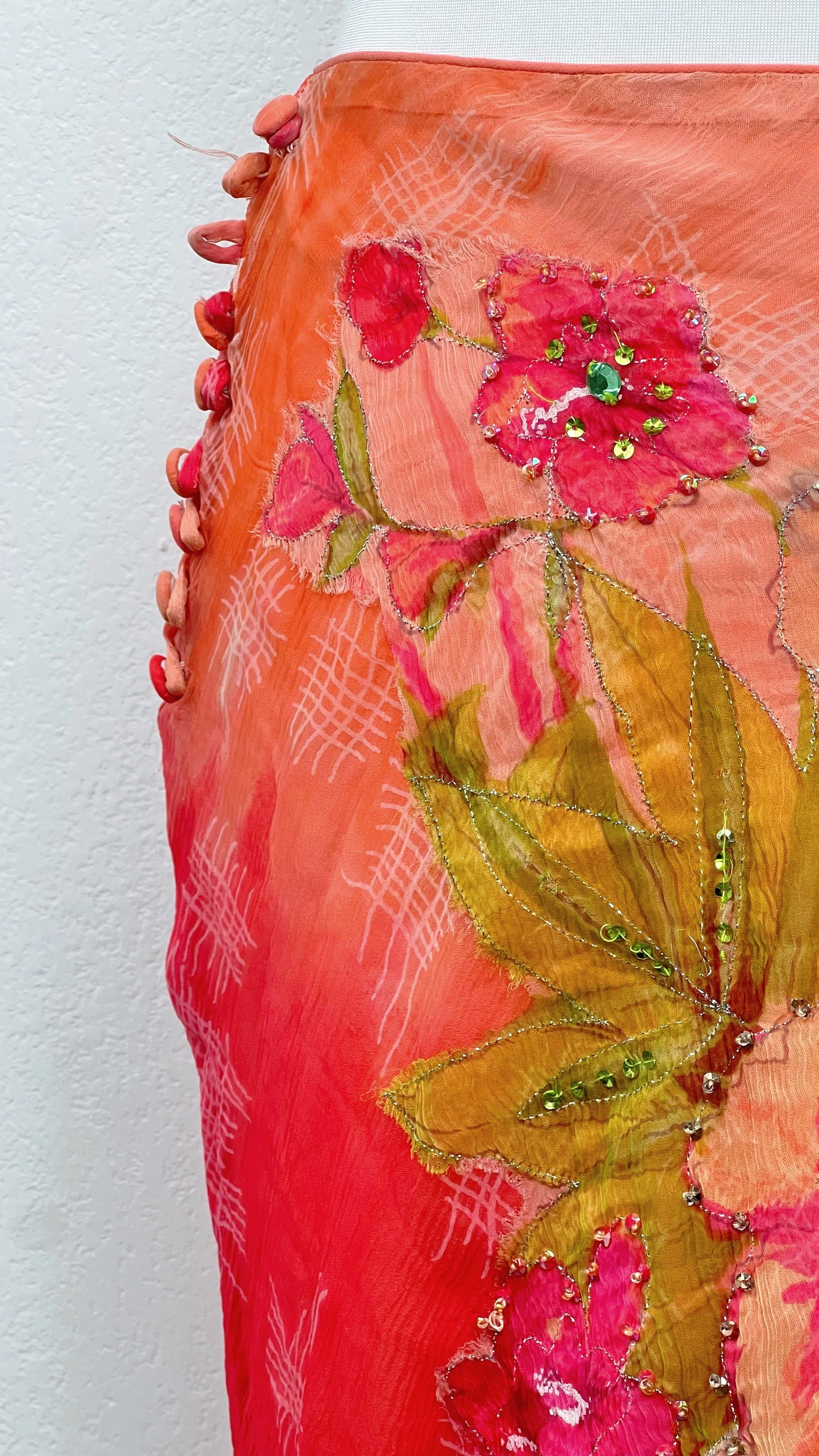 RARE Derhy Tropical Bloom Skirt