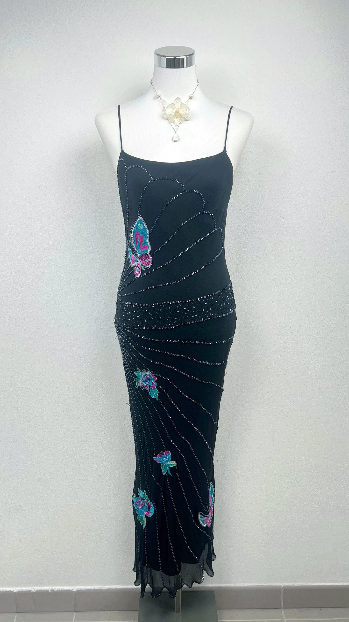 Midnight Butterfly Dress