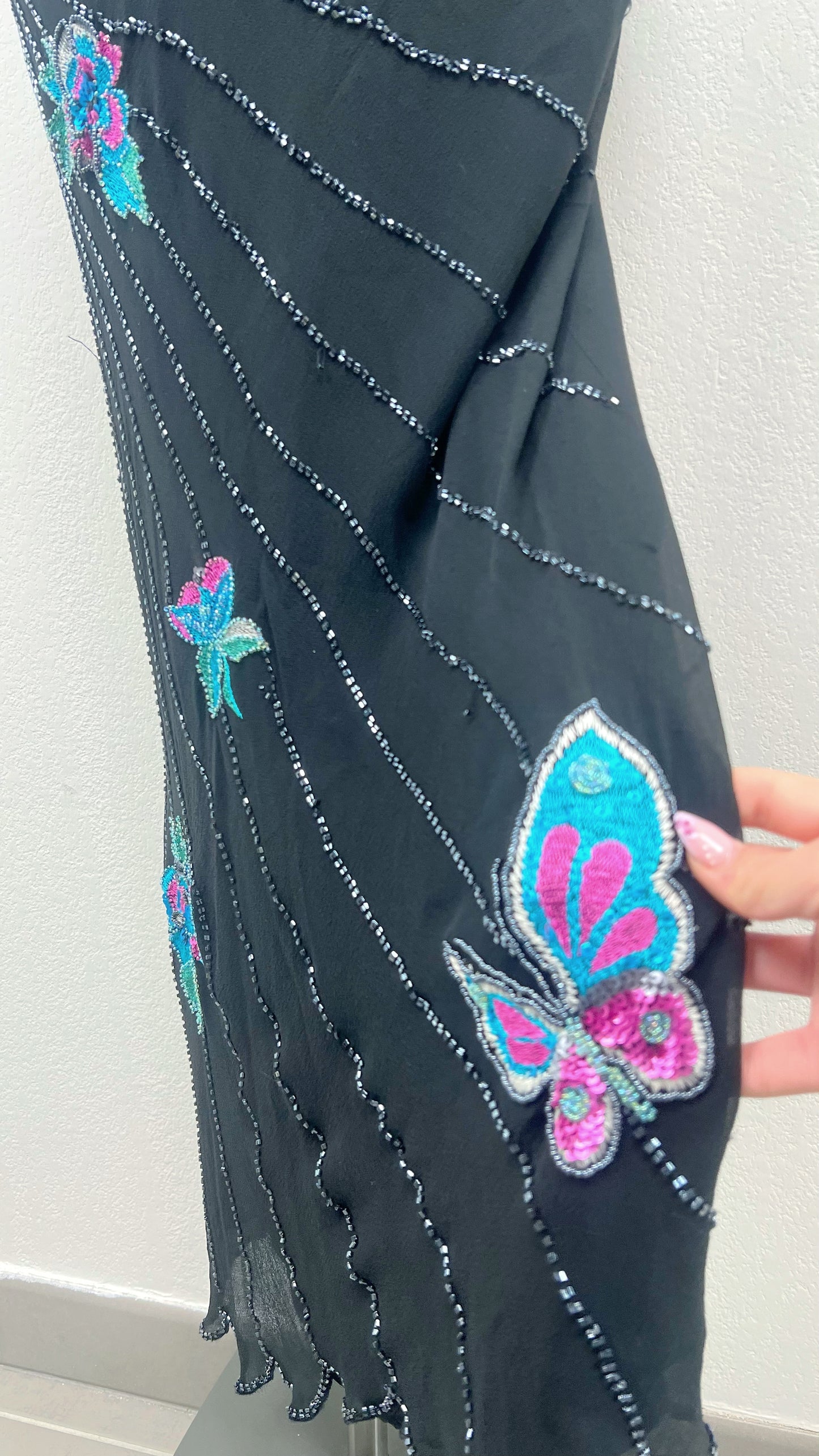 Midnight Butterfly Dress