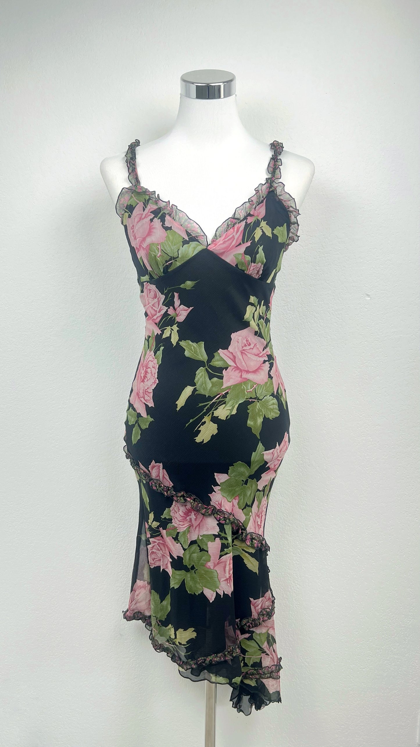 "Rory" Silk Rose Dress