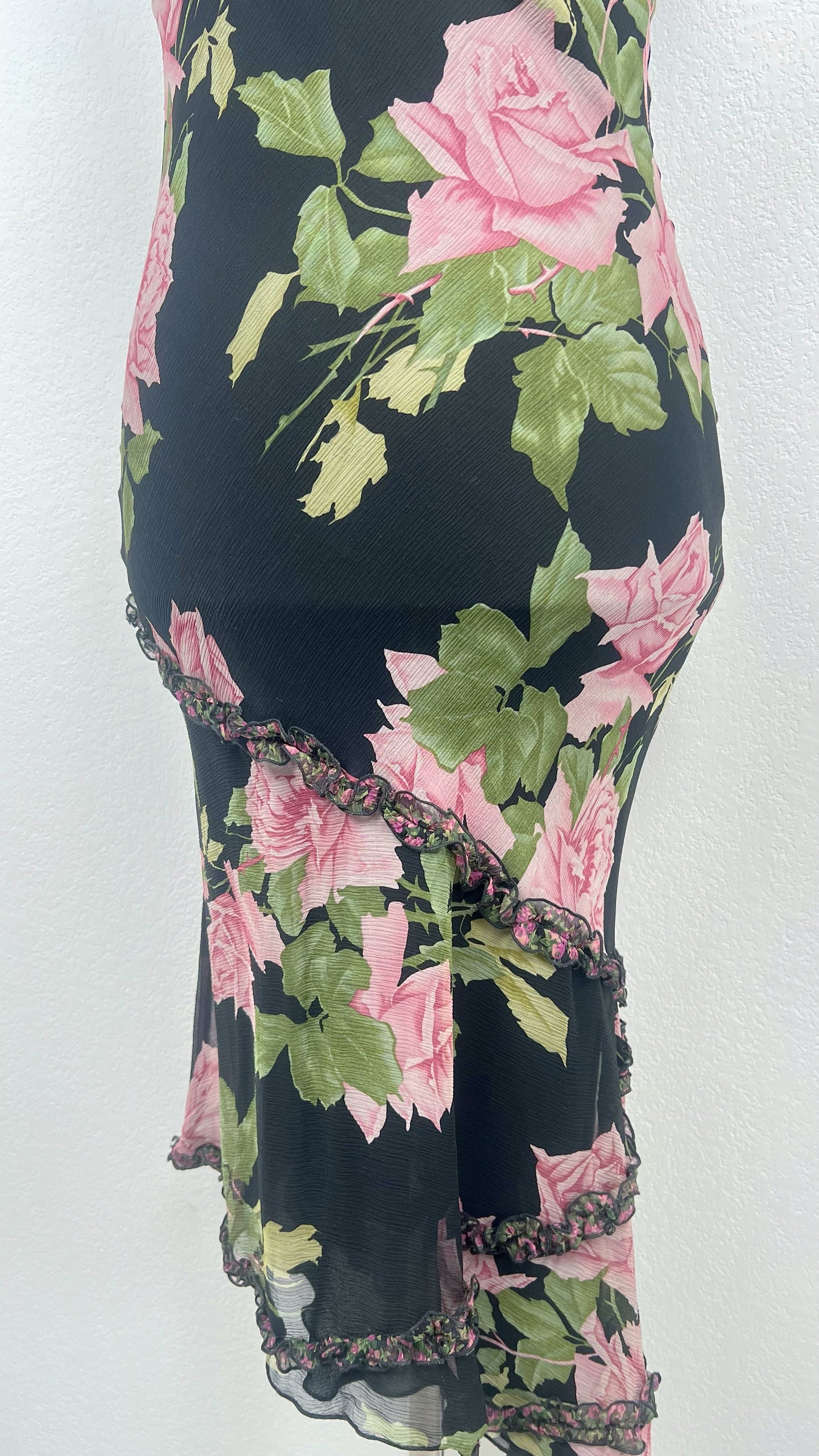 "Rory" Silk Rose Dress