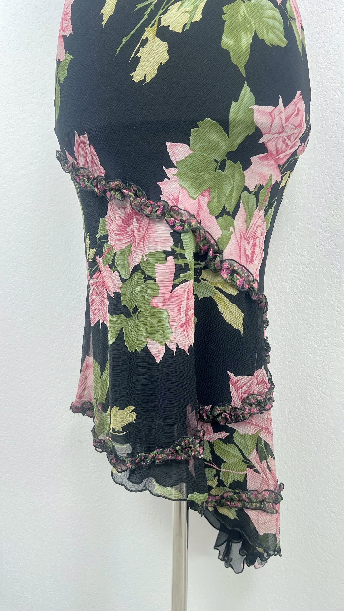 "Rory" Silk Rose Dress