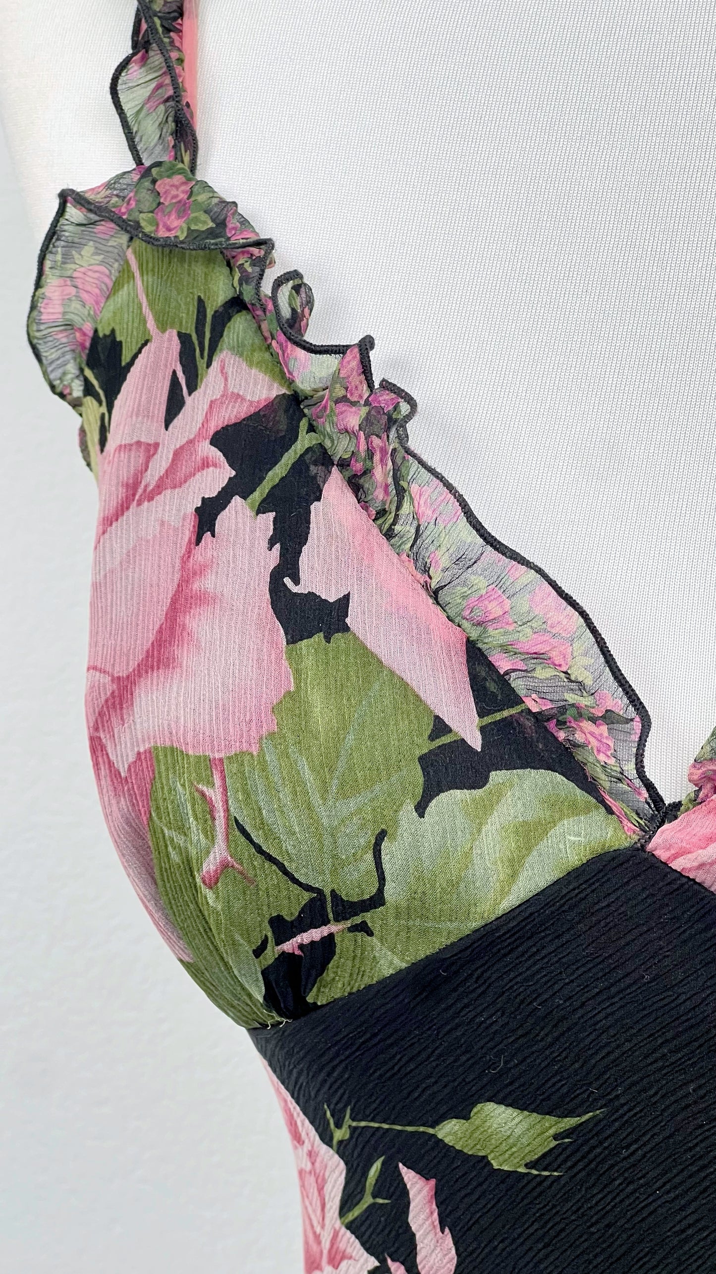 "Rory" Silk Rose Dress