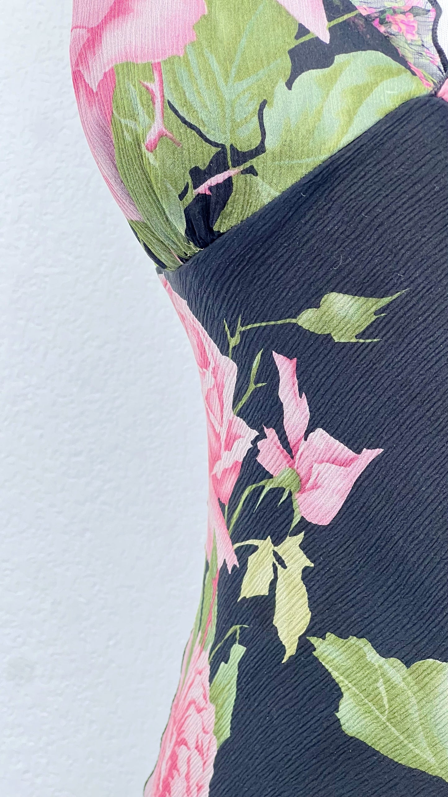 "Rory" Silk Rose Dress