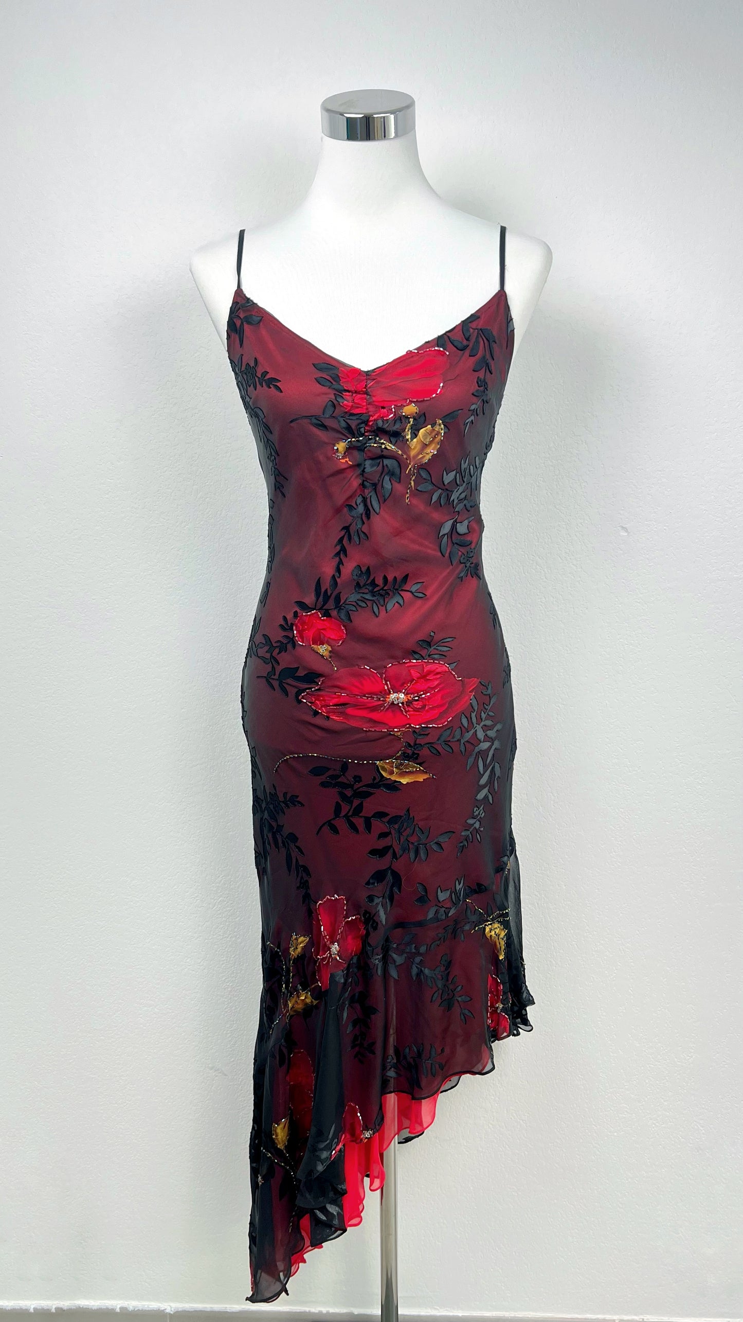 Crimson Enchantress Dress