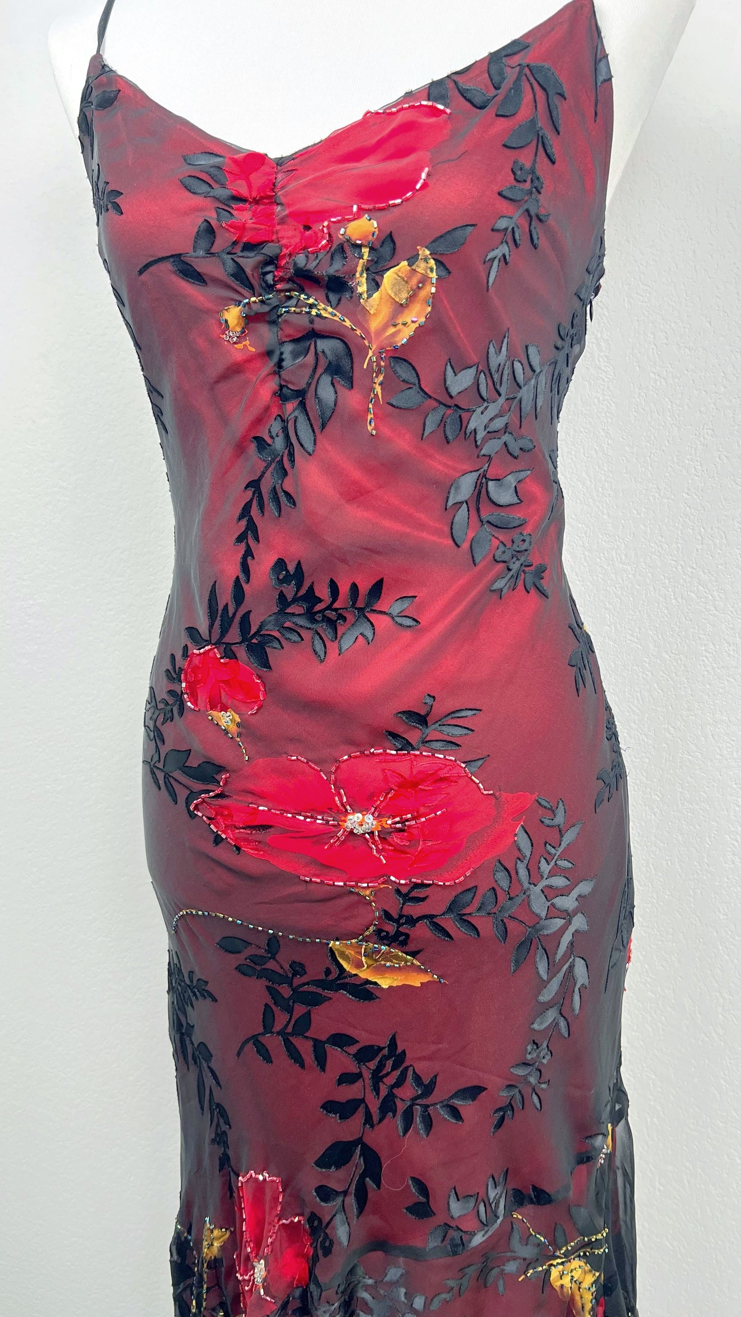 Crimson Enchantress Dress