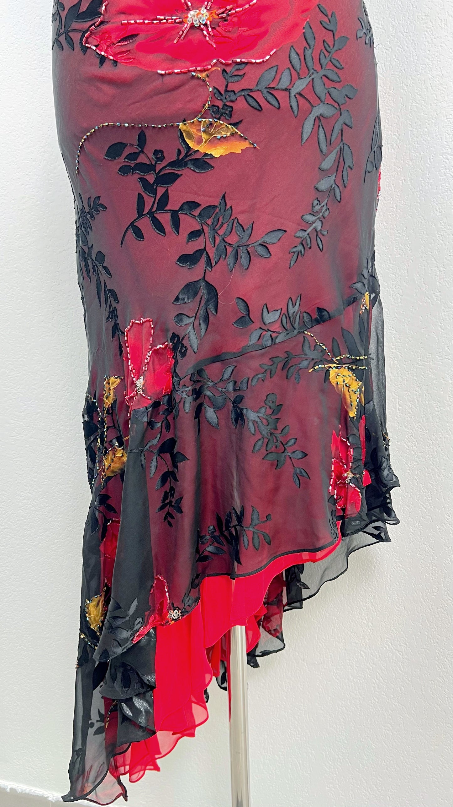 Crimson Enchantress Dress
