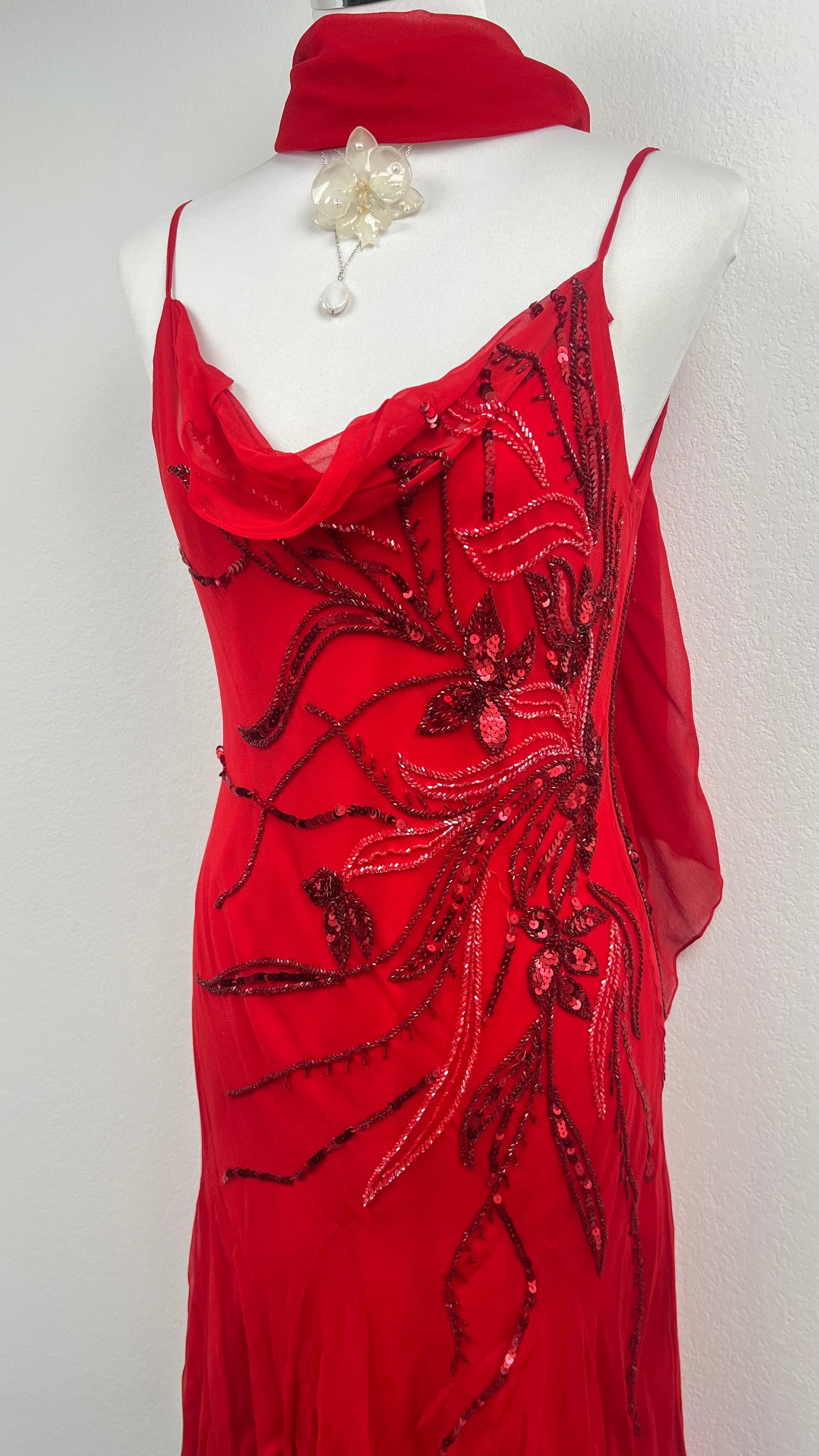 Scarlet Monarch Dress