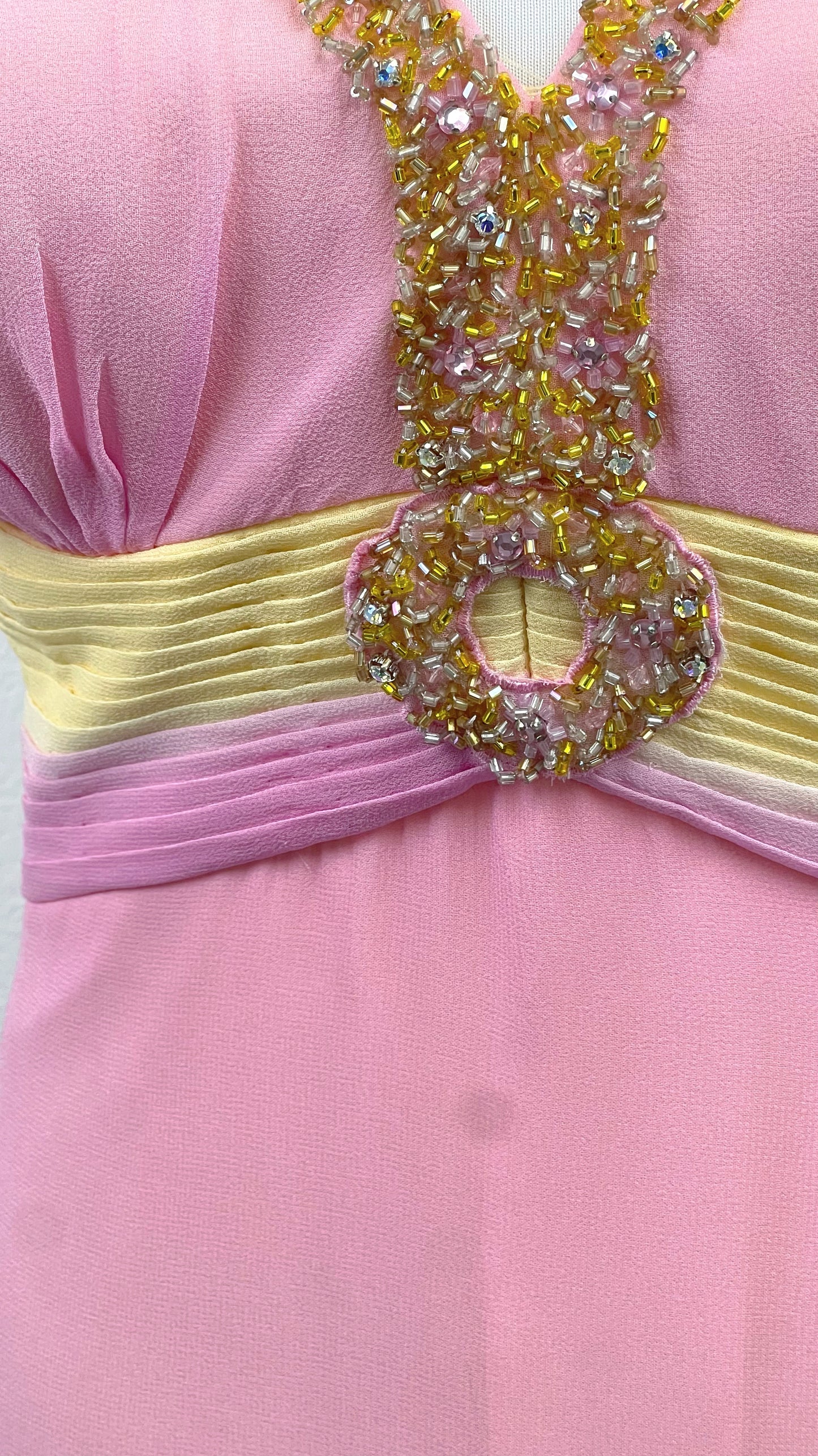 Sunset Sorbet Silk Dress