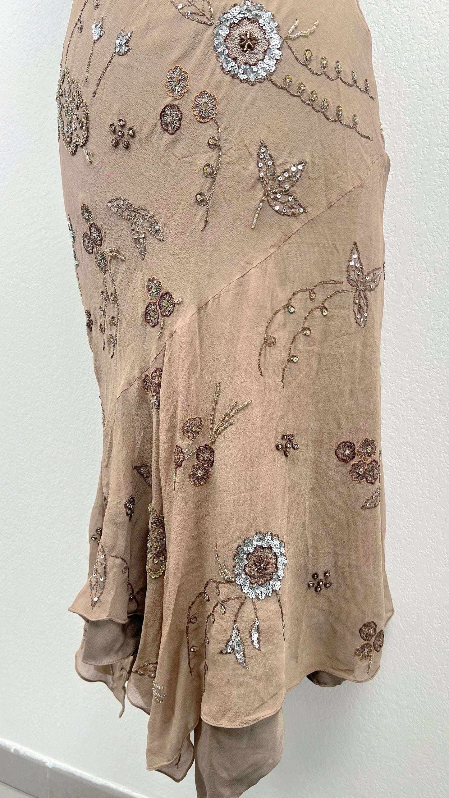 Desert Bloom Silk Dress