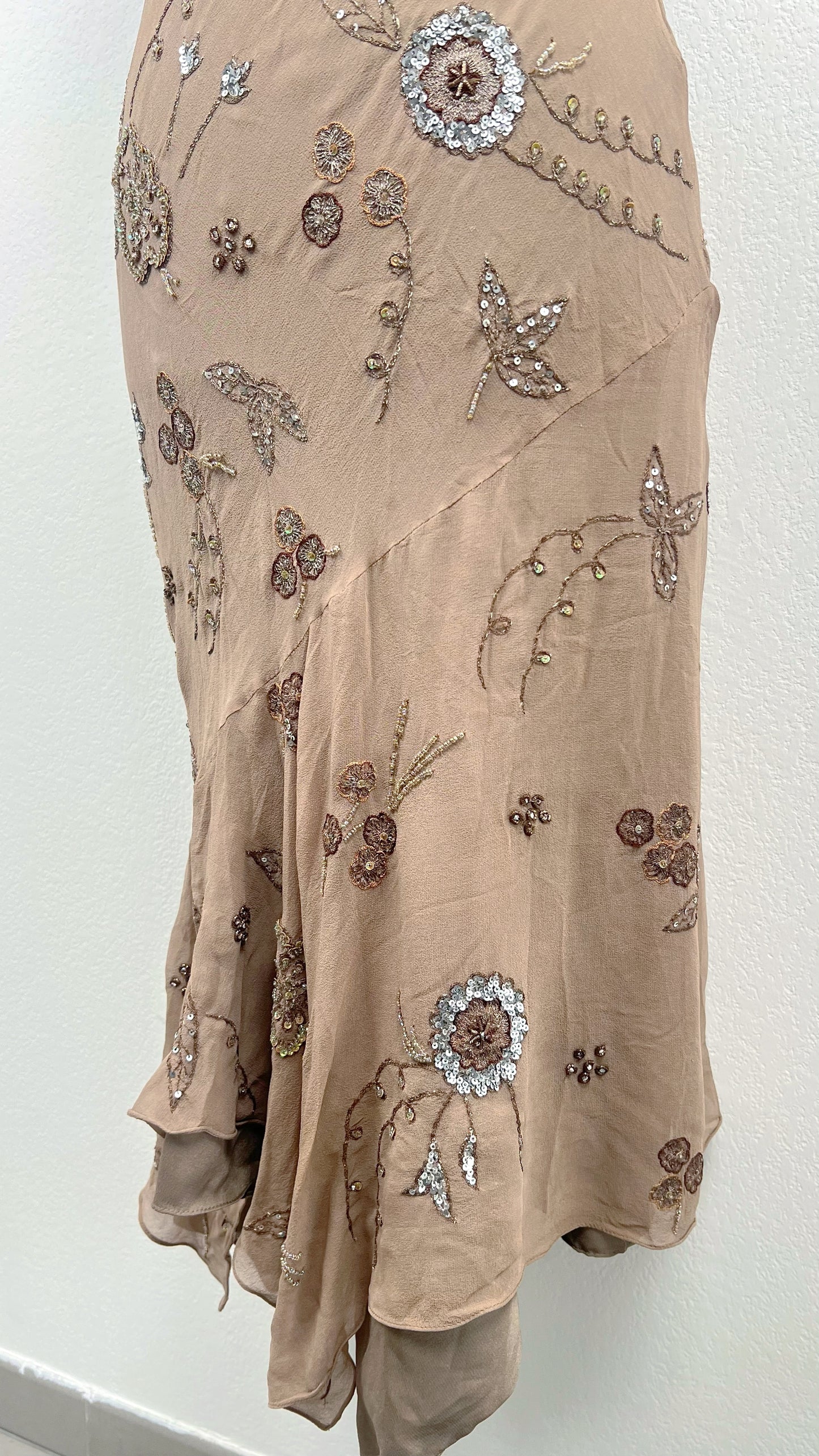 Desert Bloom Silk Dress