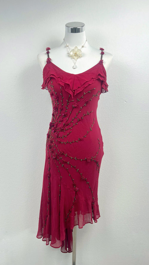 Sue Wong Raspberry Rose