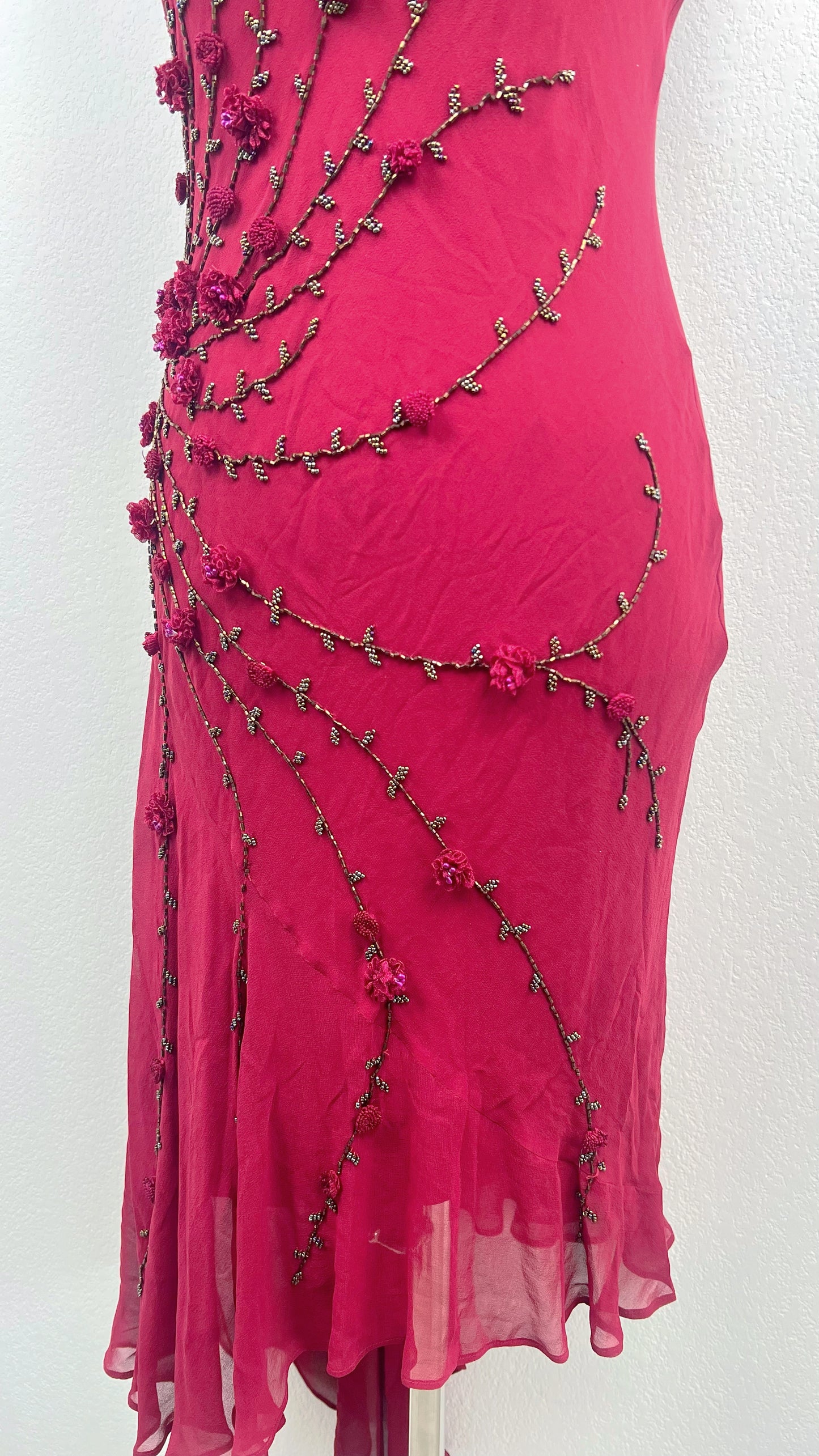 Sue Wong Raspberry Rose