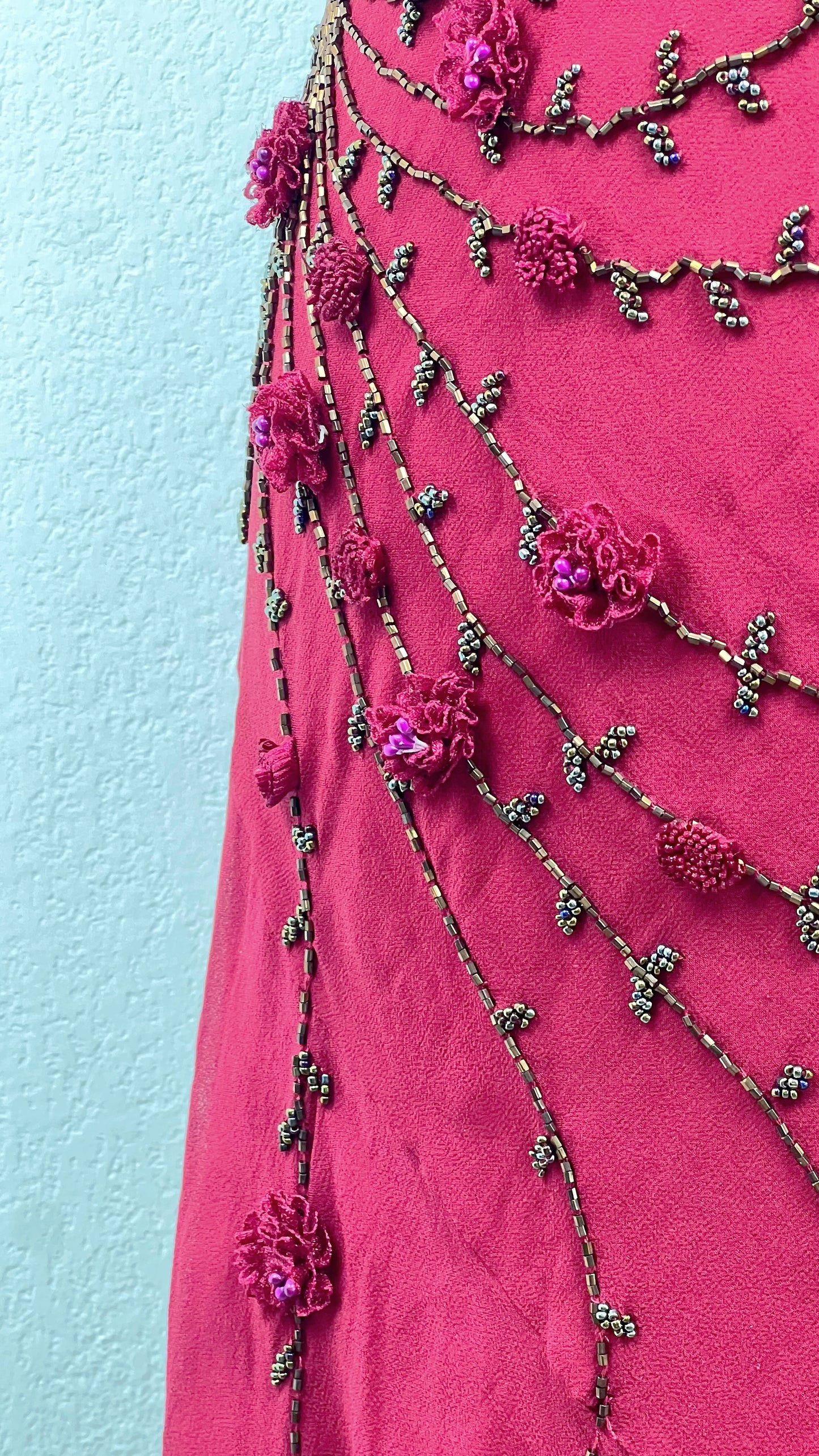 Sue Wong Raspberry Rose