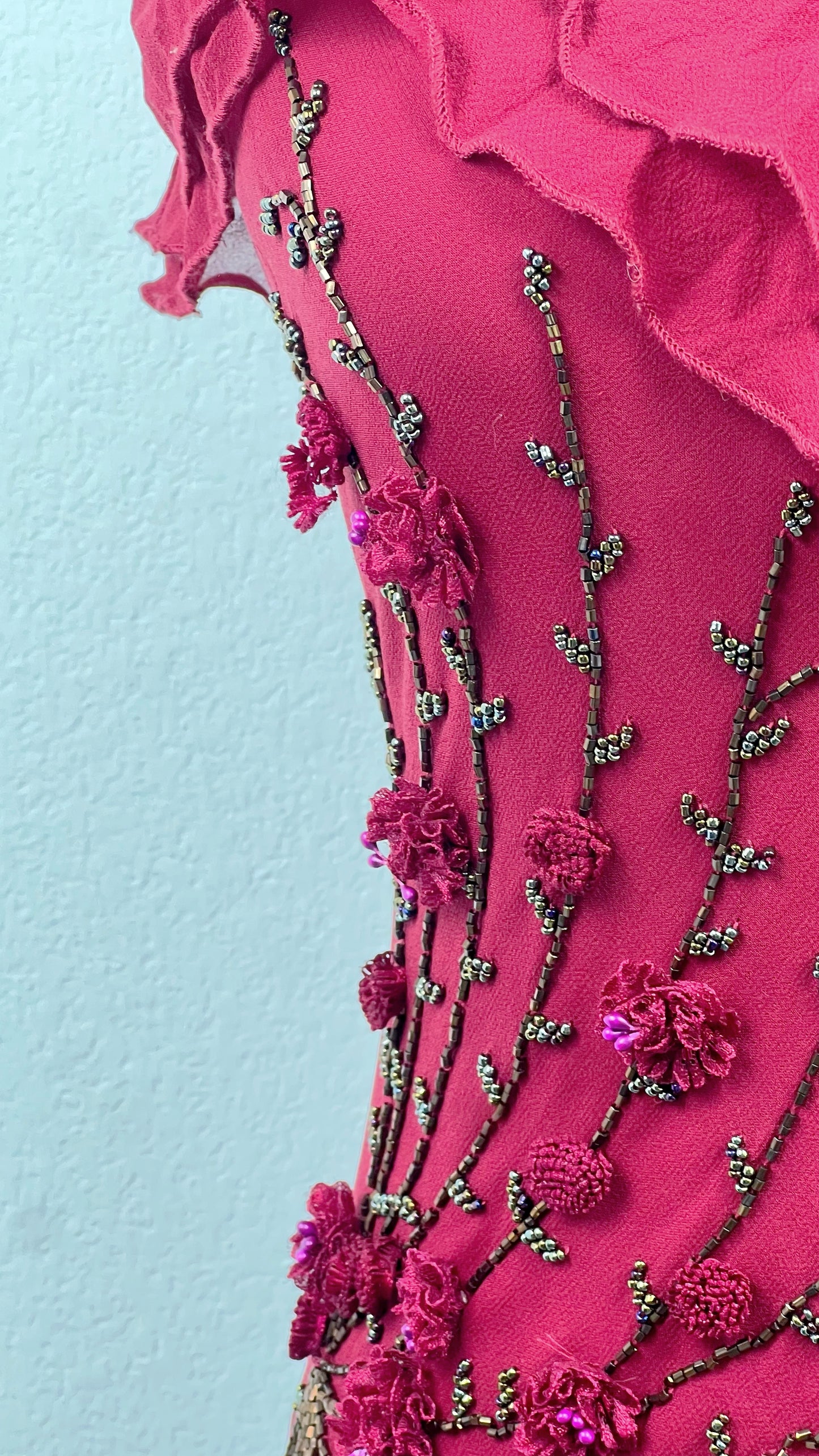 Sue Wong Raspberry Rose