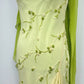 Lime Blossom Silk Gown