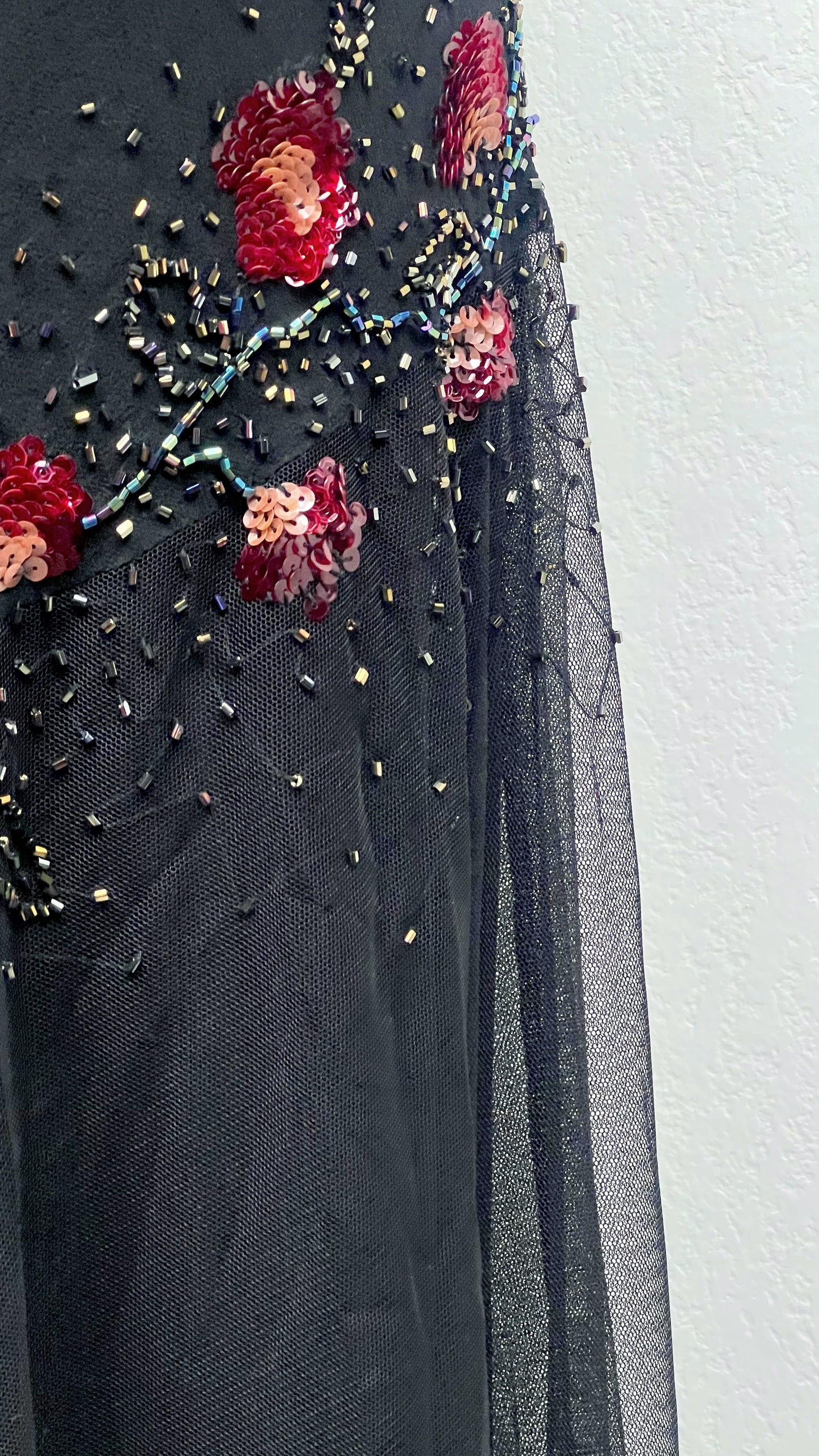 Midnight Crimson Blossoms