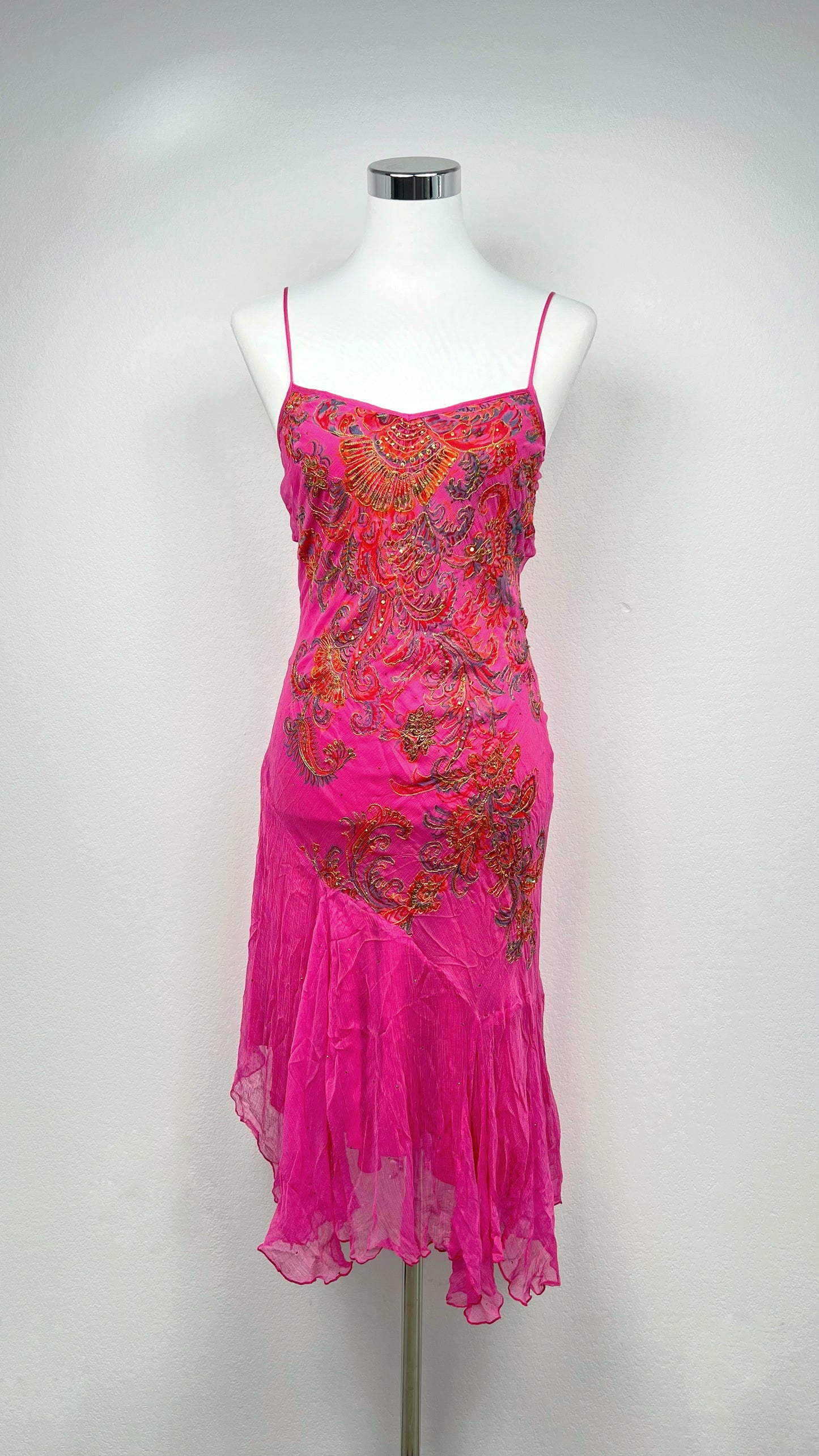 Derhy Fuchsia Firebird Dress