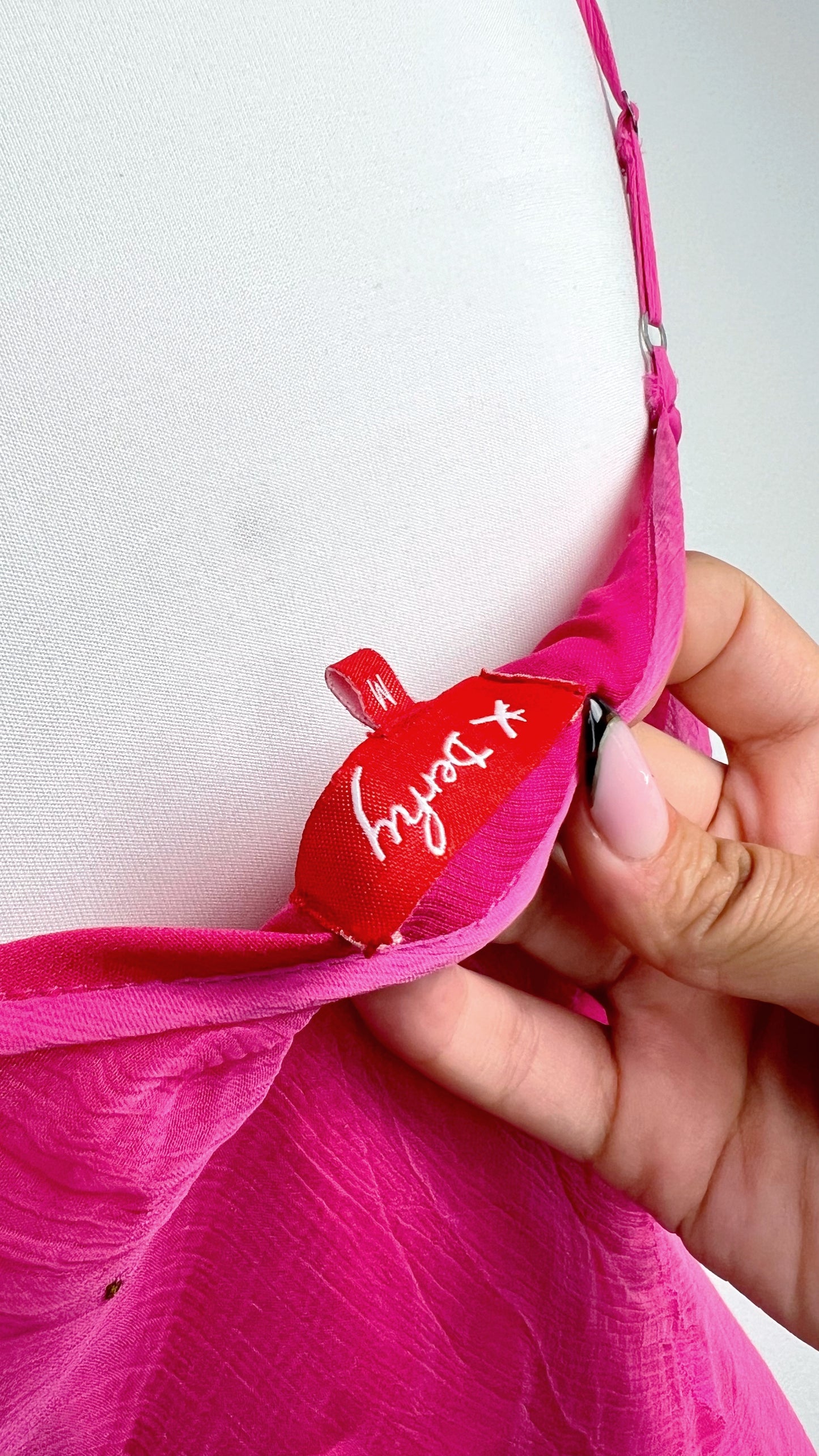 Derhy Fuchsia Firebird Dress
