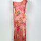 RARE Derhy Watercolor Flora Dress