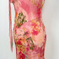 RARE Derhy Watercolor Flora Dress