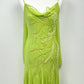 Fairy Lime Silk Dress