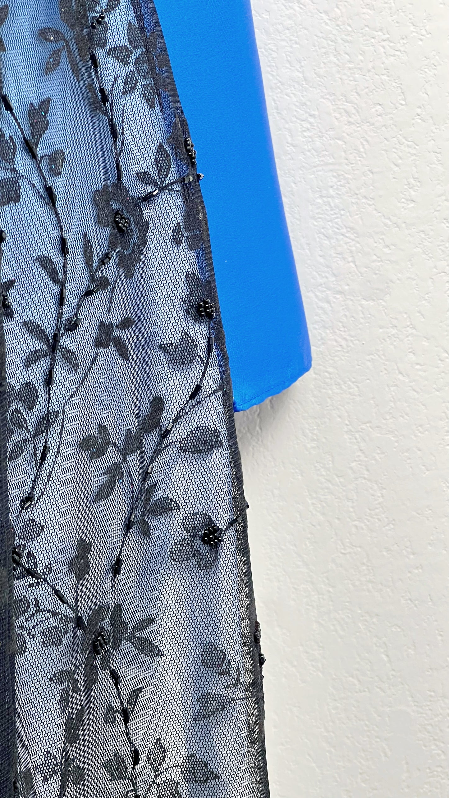 Midnight Bloom Ombré Gown