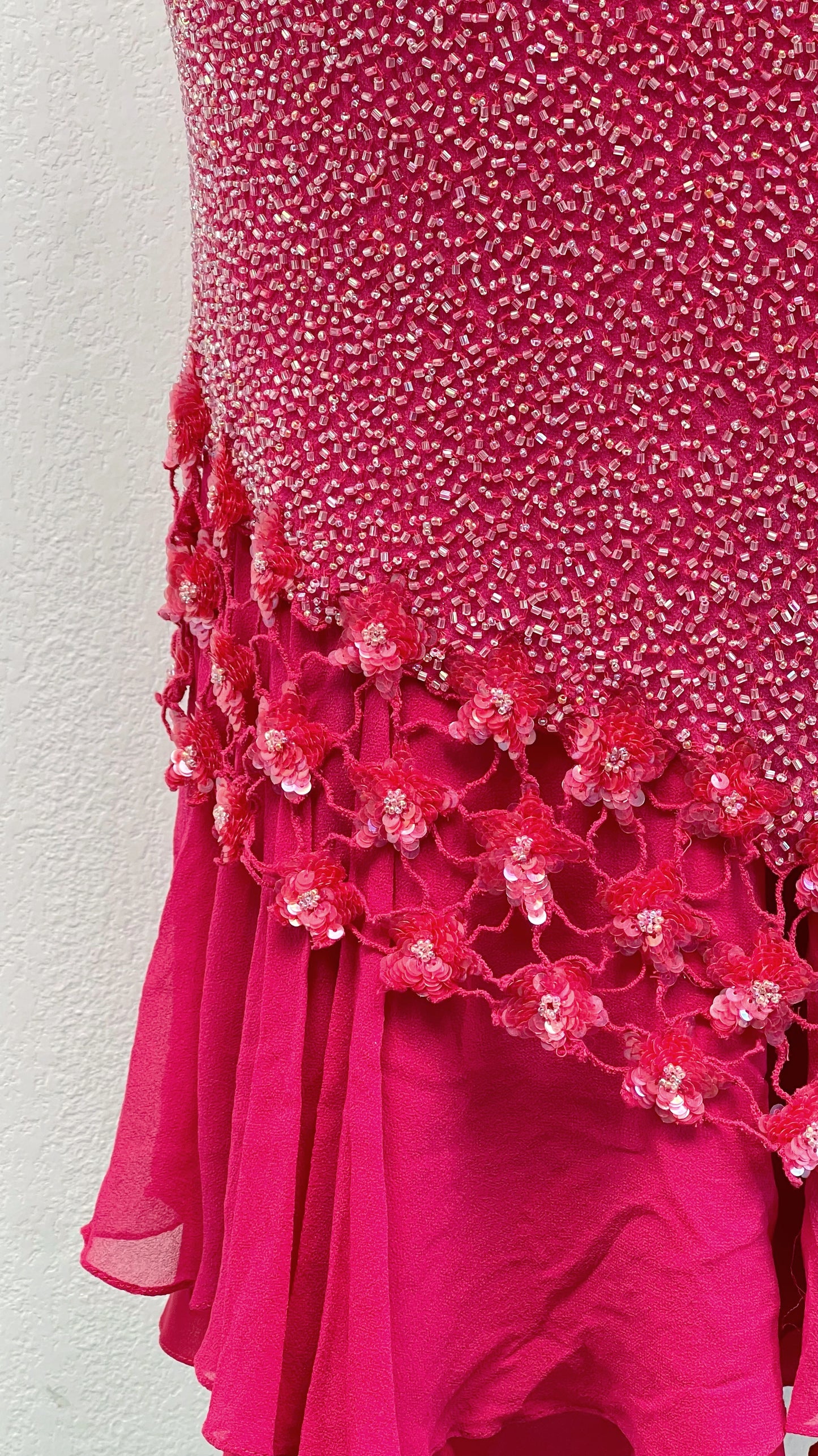 Crimson Beaded Whisper