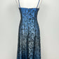 Midnight Bloom Ombré Gown