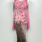 Rose Cascade Couture Gown